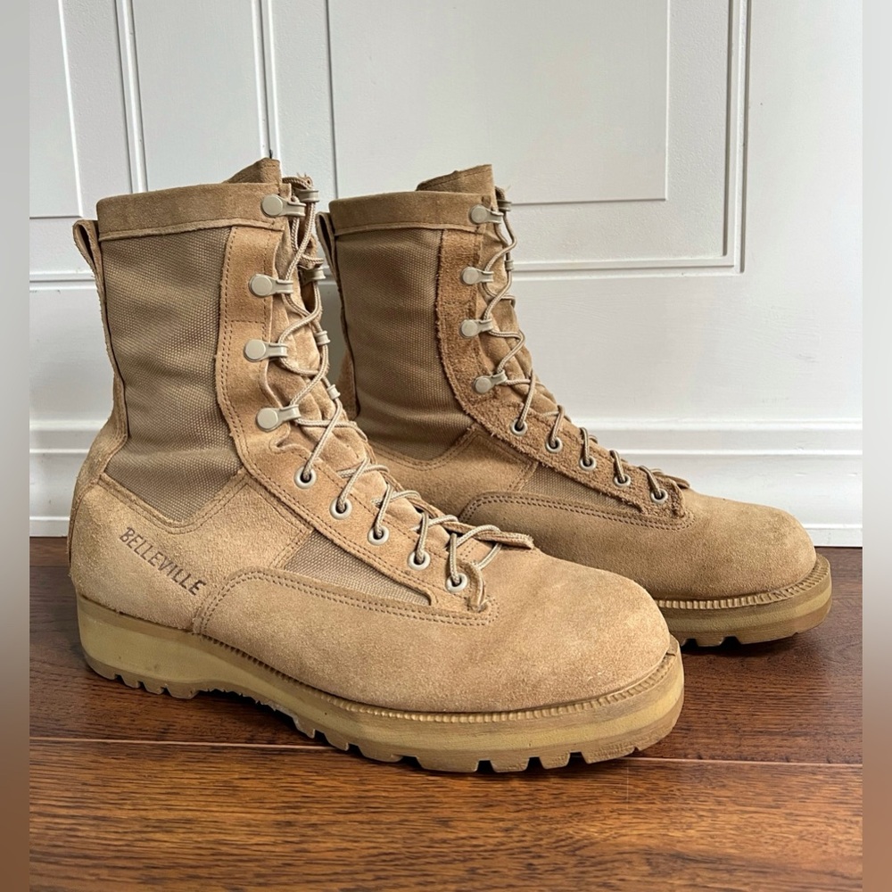 US Military Belleville 790 Boots Infantry Combat Desert Tan Men’s 10.5